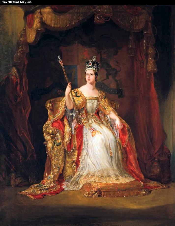 George Hayter Coronation portrait of Queen Victoria